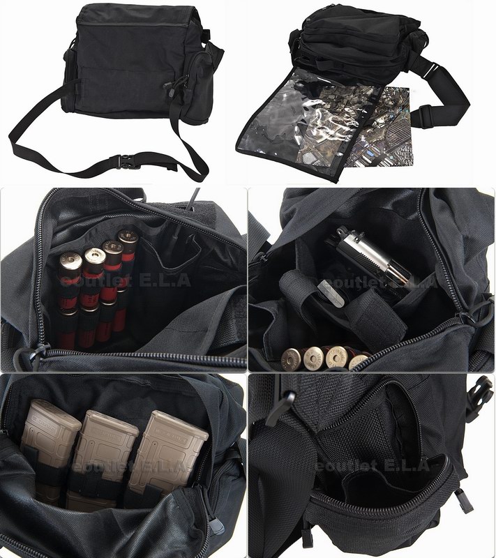 Mil Tactical Multi-Purpose Gear Bag (Black)