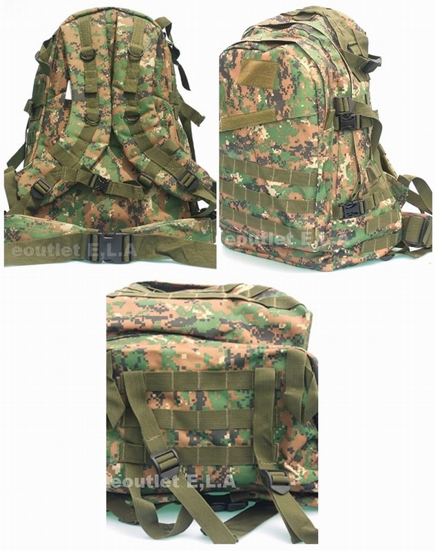 3-Day USMC MOLLE Large Assault Backpack MARPAT