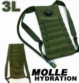 MOLLE 3L Hydration Water Backpack System OD Olive