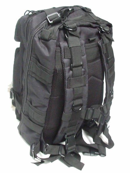 US SWAT BLACK Special Ops MOLLE Assault Backpack