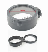 40mm Transparent See-Thru Flip-Up Lens Cover Cap