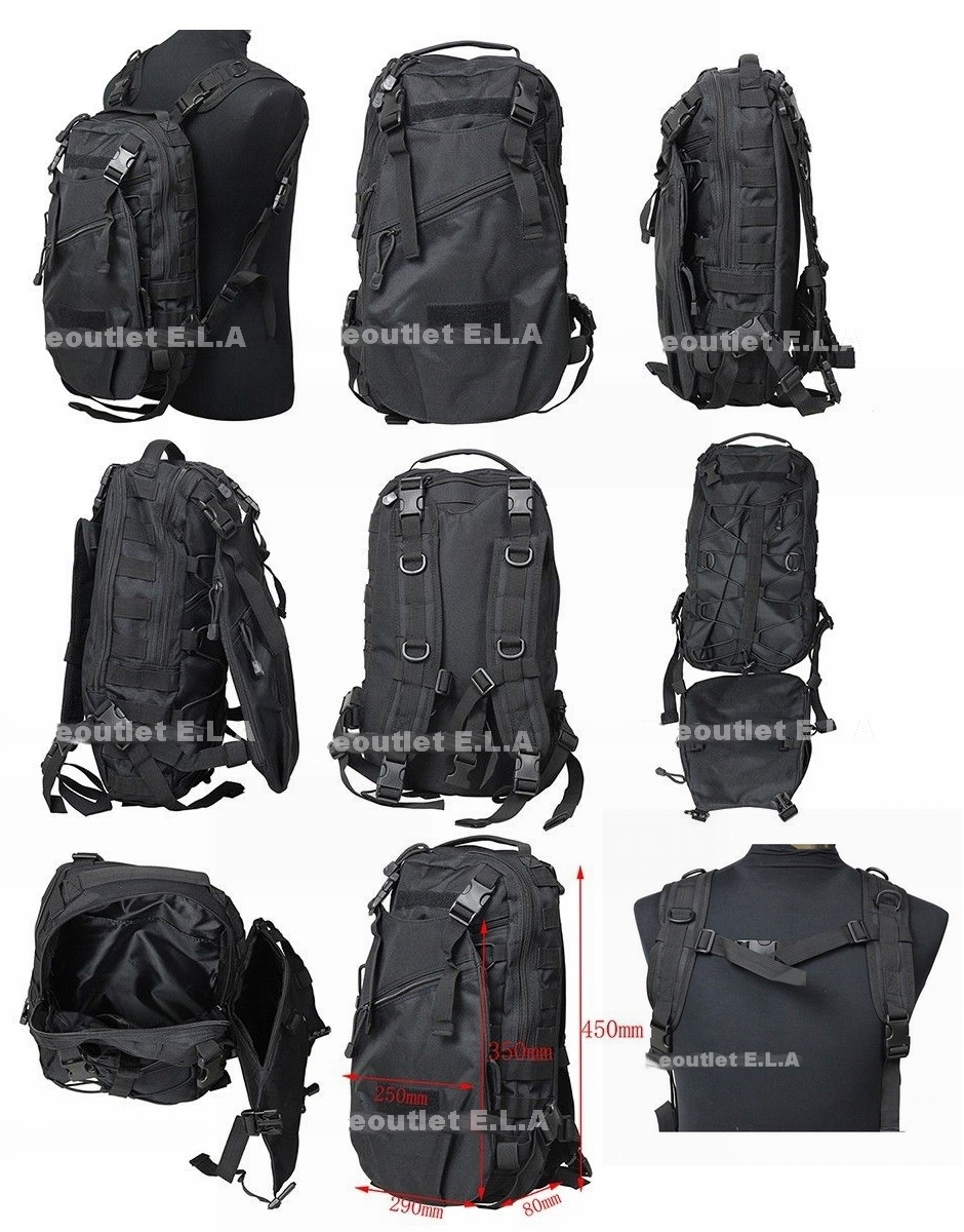 Tactical Military MOLLE Backpack Outdoor Sports Hunting Camp OD