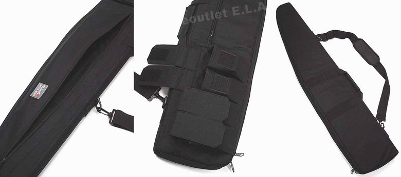 9.11 Tactical 48\" Rifle Sniper Bag Gun Case Black