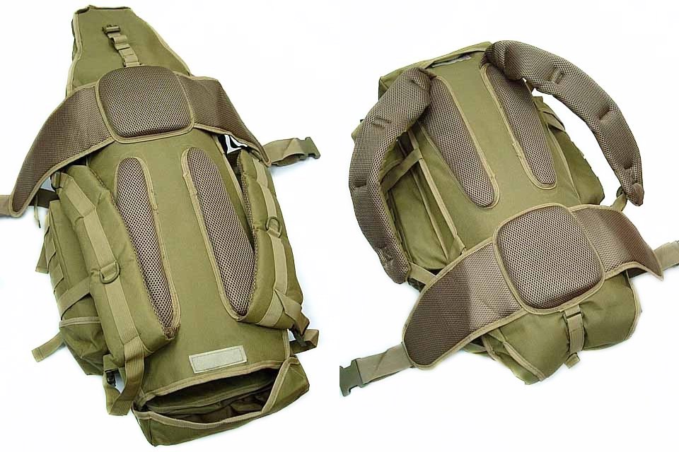 9.11 Tactical FULL GEAR Rifle Combo Backpack TAN
