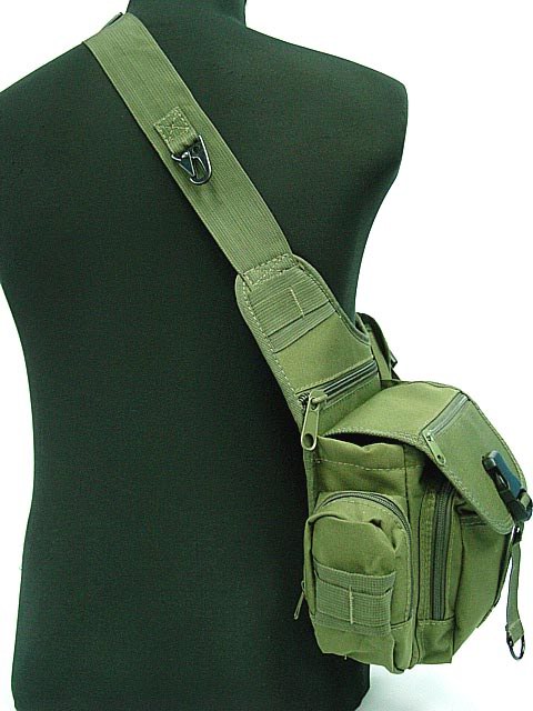 TACTICAL Utility Shoulder Pouch Bag OLIVE DRAB OD