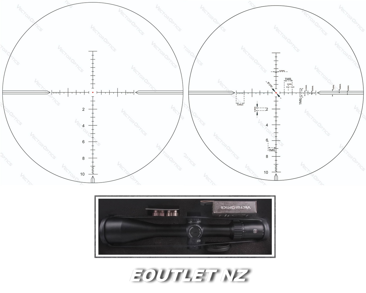 Vector Optics Taurus 5-30x56 FFP Riflescope (First Focal Plane)