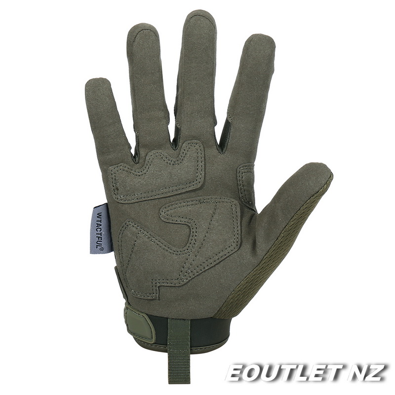 J Tactical ARMORED Full Finger Tactical Gloves OD