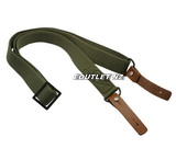 Leather Hook AK 2-Point Rifle Sling Belt OD Olive Drab