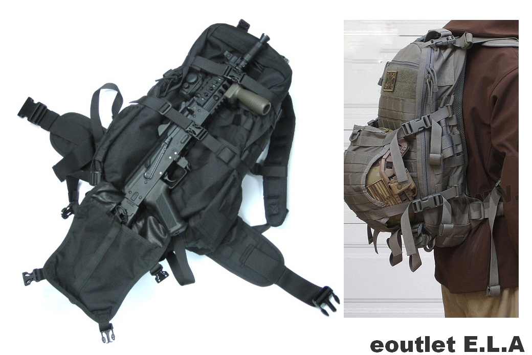 ATTACKER MOLLE Patrol Rifle Gear Tactic Backpack BK
