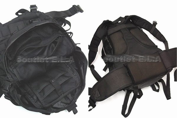 ATTACKER MOLLE Patrol Rifle Gear Tactic Backpack BK