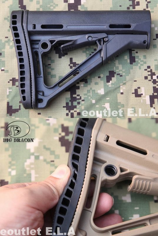 BD CTR PLUS Carbine STOCK w/Enhanced Butt Pad Black
