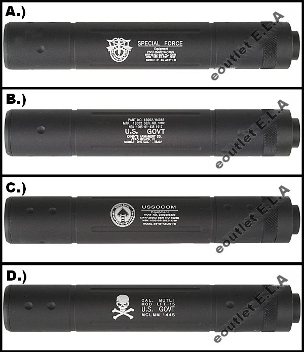 EMERSON BD 190mm Silencer Black 14mm CCW
