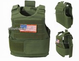 Black Hawk Down Body Armor Plate Carrier Vest OD