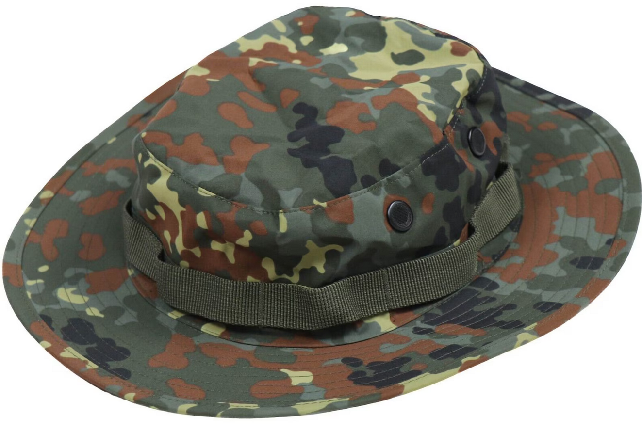 German Flecktarn Boonie Hat Cap Ripstop Size 59