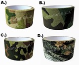 Fabric Army Waterproof Camouflage Duct Tape 4CLRS