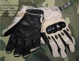 QUALITY! Carbon Knuckle Assault Gloves V2 Tan M-XL