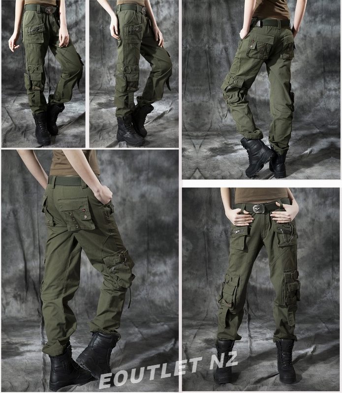 FR.Knight Casual Tactical Military Army Combat Style Pants OD W