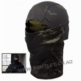 Balaclava Tactical Hood Full Face Mask Protector MULTICAM BLACK