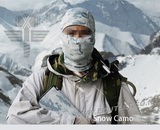 Balaclava Tactical Hood Full Face Head Mask Protector Snow Camo