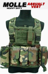CMS-RRS-V MOLLE Assault Vest WOODLAND CAMO