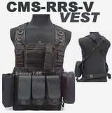 CMS MARINE CORPS MOLLE Assault Vest SWAT BLACK Ver