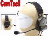 Z-Tac Comtac II Style Headset OD w/ Woodland Headband GEN2