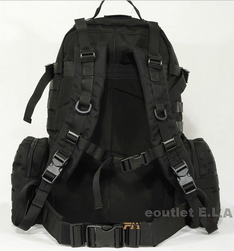 CORDURA 1000D Tactical MOLLE Assault Backpack BK