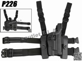 Q.R. Level 3 Tactical Holster (Black, RH, SIG P226) w/Flashlight