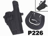Q.R. SIG P220/P226 Pistol Paddle & Belt Holster BLK