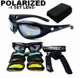 Daisy C5 Polycabonate Tactical Shooting Glasses 4 Lens POLARIZED