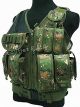 DELUXE Cross Draw Tactical Assault Vest MARPAT D.W
