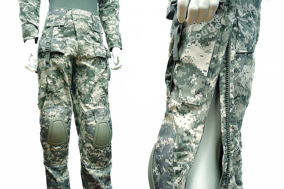 Emerson ACU Combat Uniform Set w/ Pads EXTREME! - XL