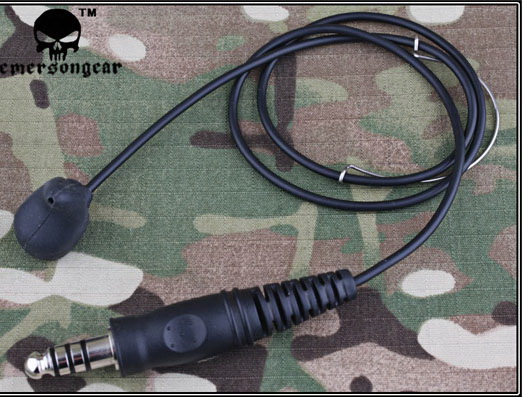 EMERSON Communication System Headset or Military PTT (Ear Quake