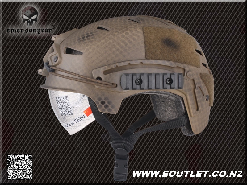 EMERSON EXF BUMP Helmet w/ Flip-Down Visor Navy Seals DE