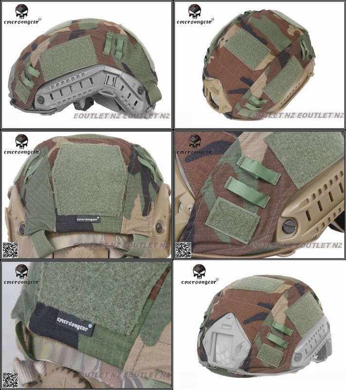 Emerson Tactical Helmet Cover for Fast Helmet WOODLAND