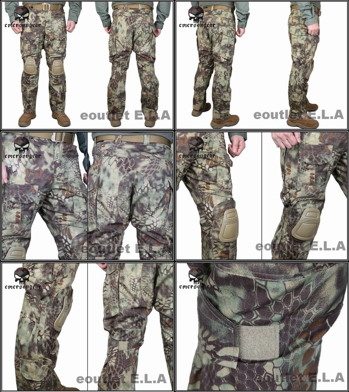 Emerson G3 Tactical Pants w/ Pads MANDRAKE S-XXL