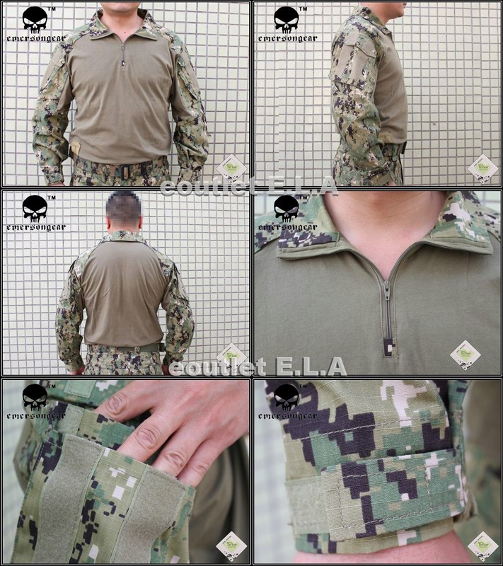 Emerson G3 Long Sleeve Combat Shirt AOR2 S-XXL