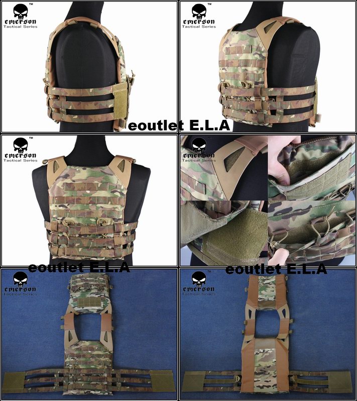 Emerson JPC Jump Plate Carrier Tactical Vest Multicam