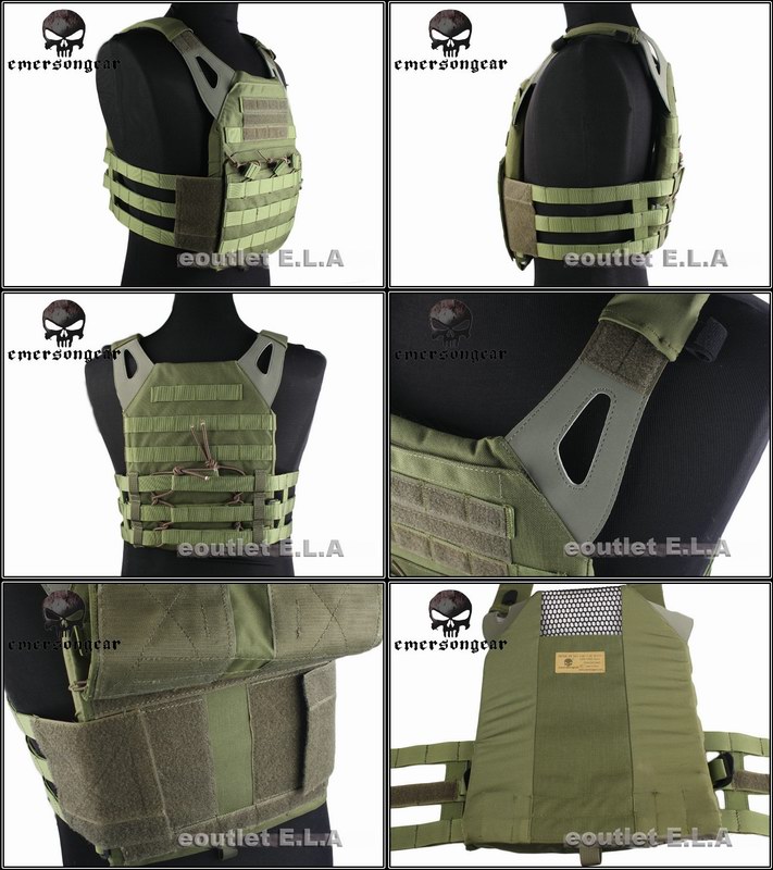 Emerson JPC Jump Plate Carrier Tactical Vest OD
