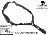 Emerson LQE One Point Bungee Sling Black