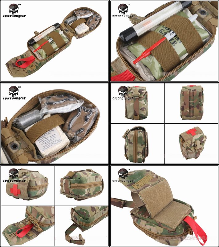 EMERSON Military First Aid Kit Medic Pouch KH / TAN