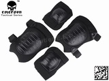 EMERSON Military Knee and Elbow Pads Set Black