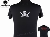 EMERSON Quick Dry Anti Persp T-Shirt Black M-XL