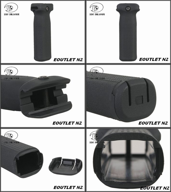 BD EPF(Enhanced Polymer Foregrip) STANDARD Vertical Grip Black