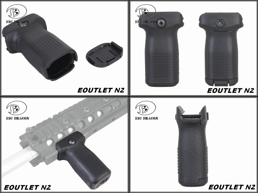 BD EPF(Enhanced Polymer Foregrip) SHORT Vertical Grip Black