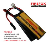 FireFox 11.1v 2300mAh Li-Po Lithium 12C Battery