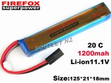 Firefox 11.1V 1200mAh LiPo Li-Po Li-Polymer Battery 20C