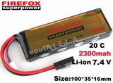 FireFox 7.4V 2300mAh Li-Polymer Battery 20C