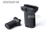 Short TD Grip V2 For 20mm Picatinny Rail Black