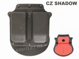 Q.R.2 Paddle Double Magazine Pouch Holster CZ Shadow